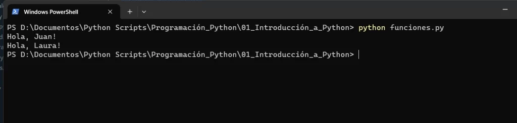 funciones en Python